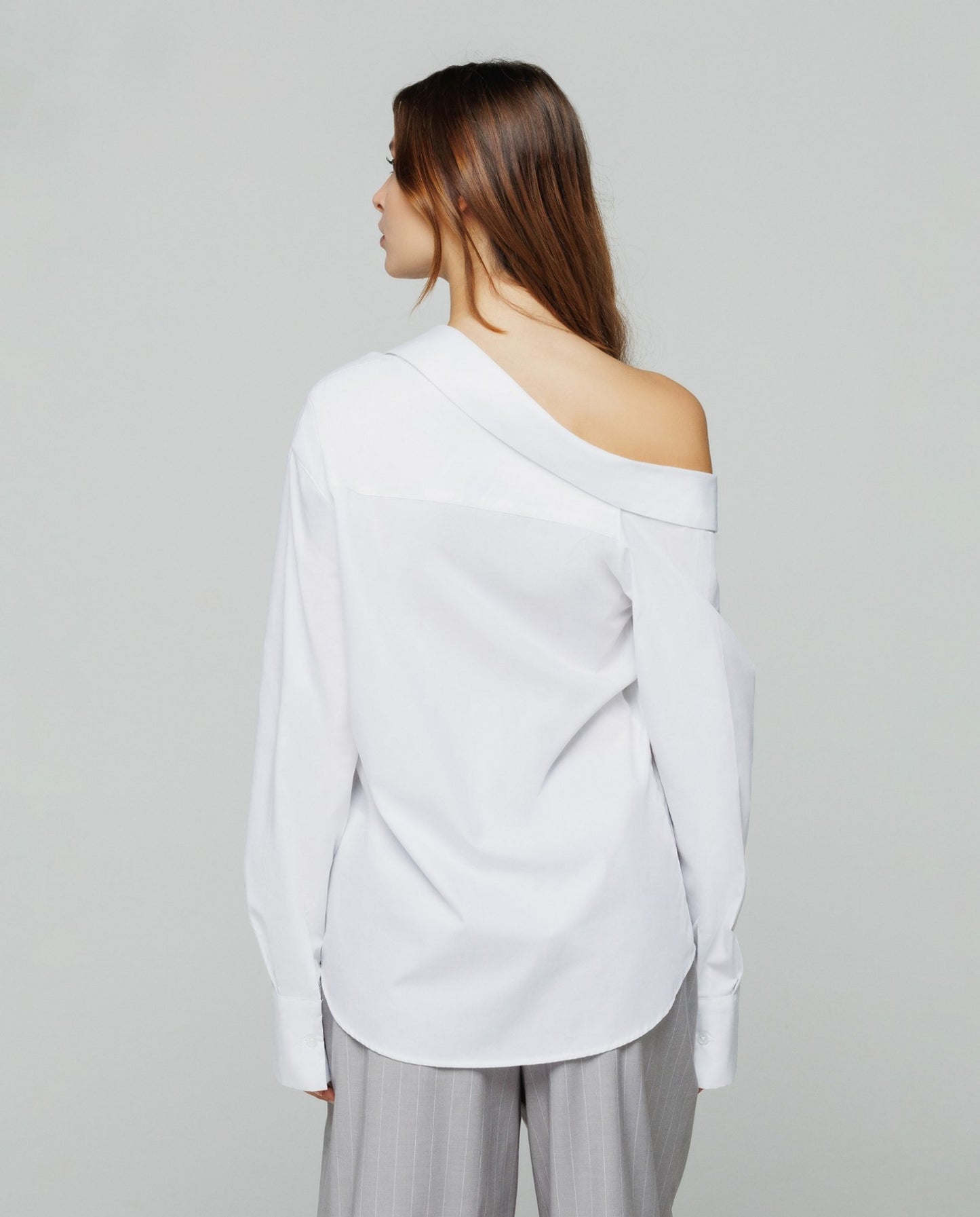 Camicia collo asimmetrico