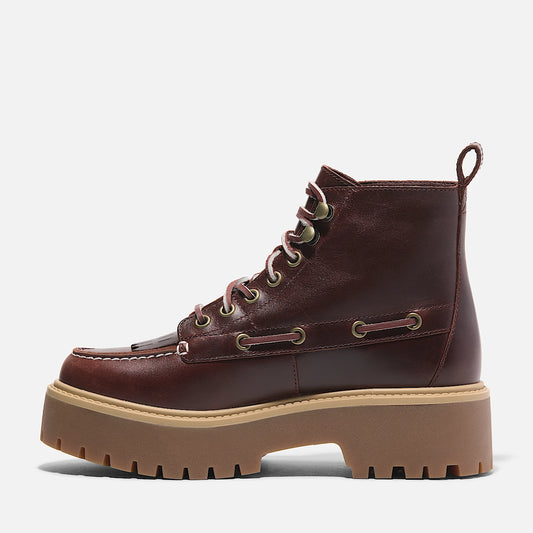 Stivale Sfrangiato con Plateau Stone Street Bordeaux