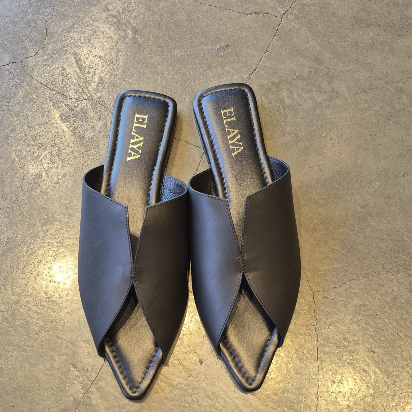 Ciabatta flat open toe