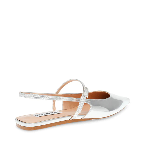 Scarpa slingback argento