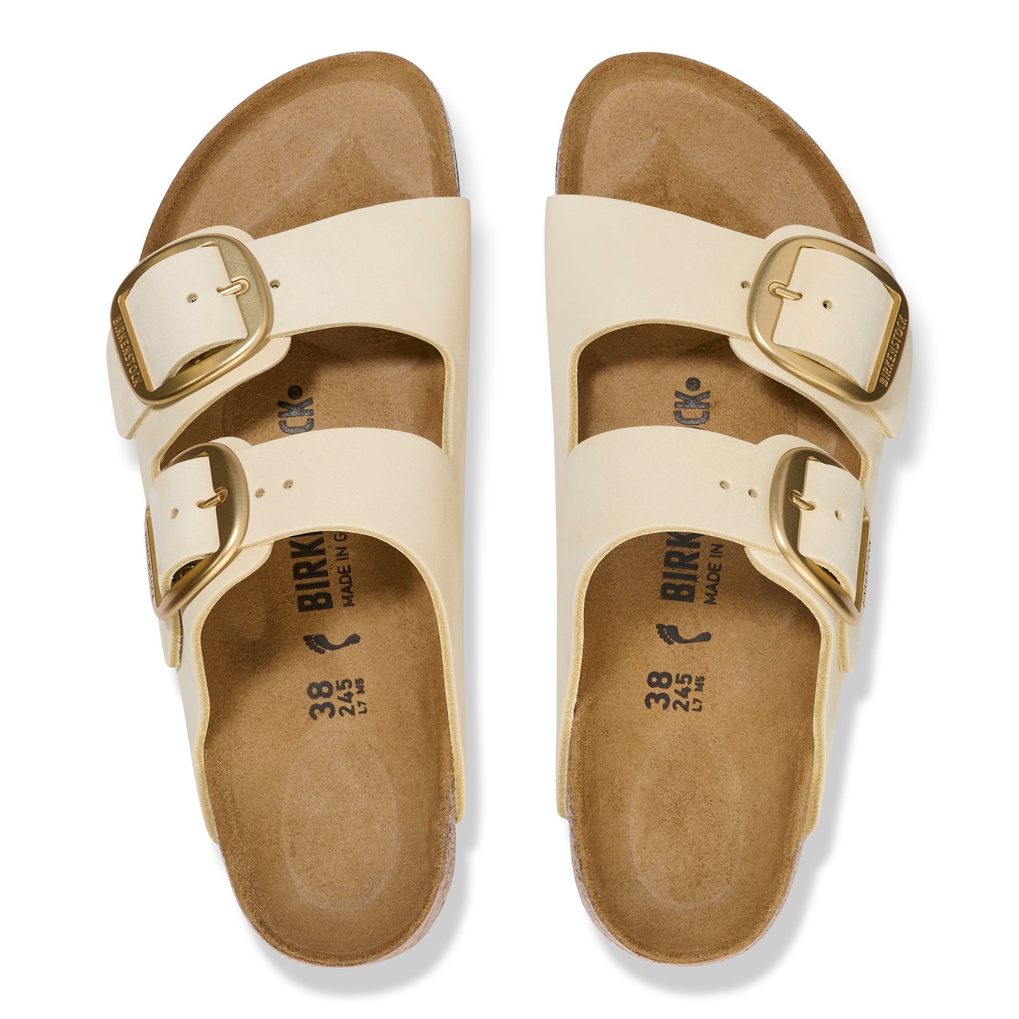 Birkenstock arizona big buckle ecru