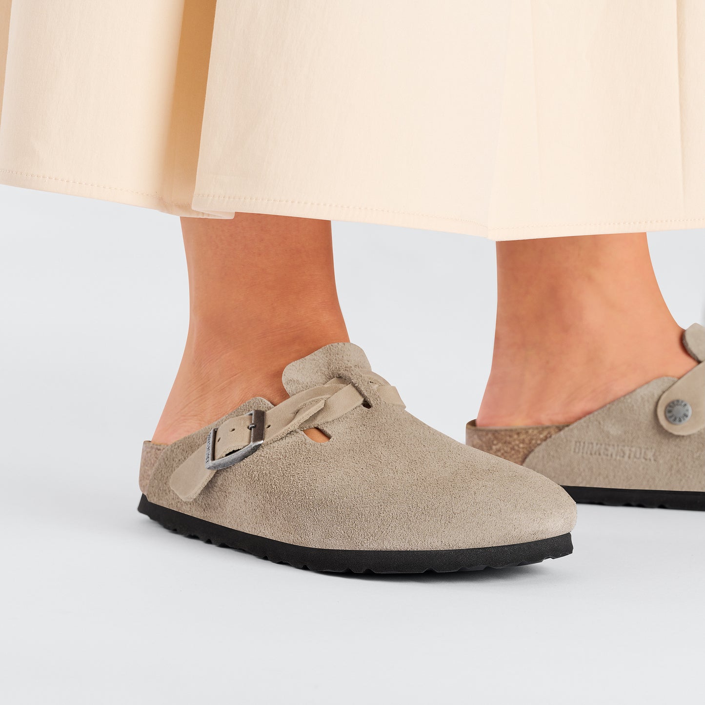 Boston  Birkenstock braided taupe