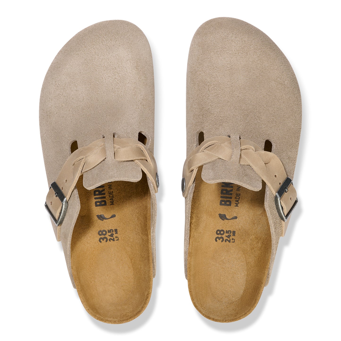 Boston  Birkenstock braided taupe