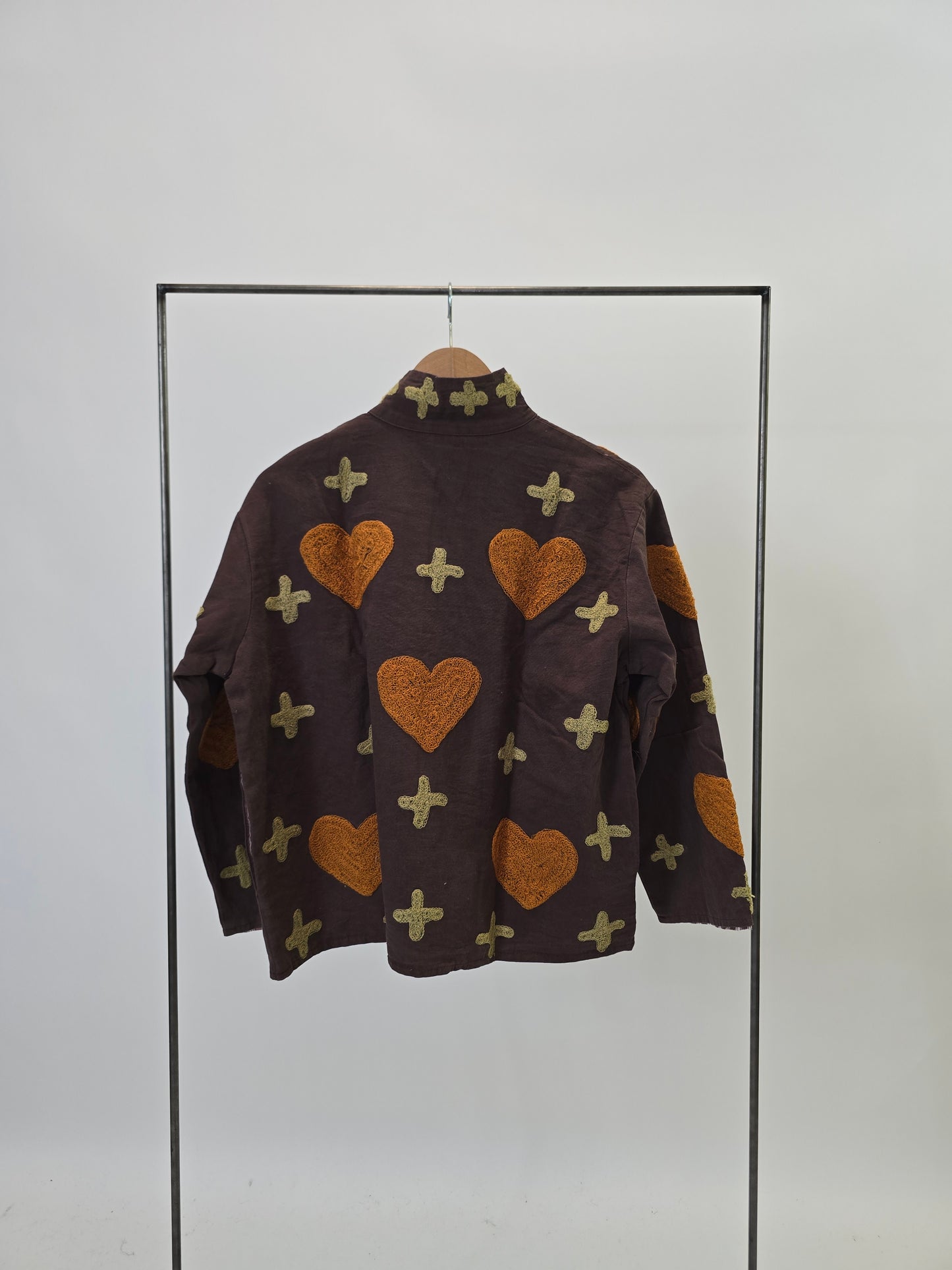 Suzani in cotone ricamato