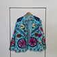 Suzani in cotone ricamato