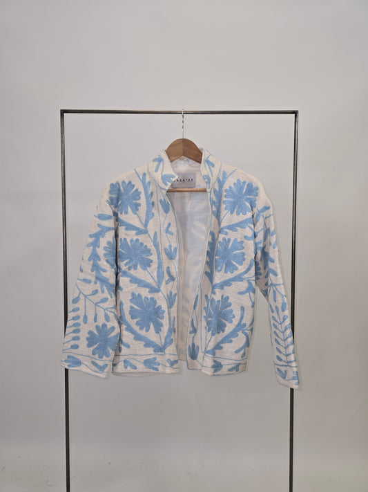 Suzani in cotone ricamato