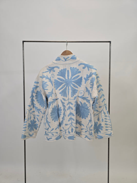 Suzani in cotone ricamato