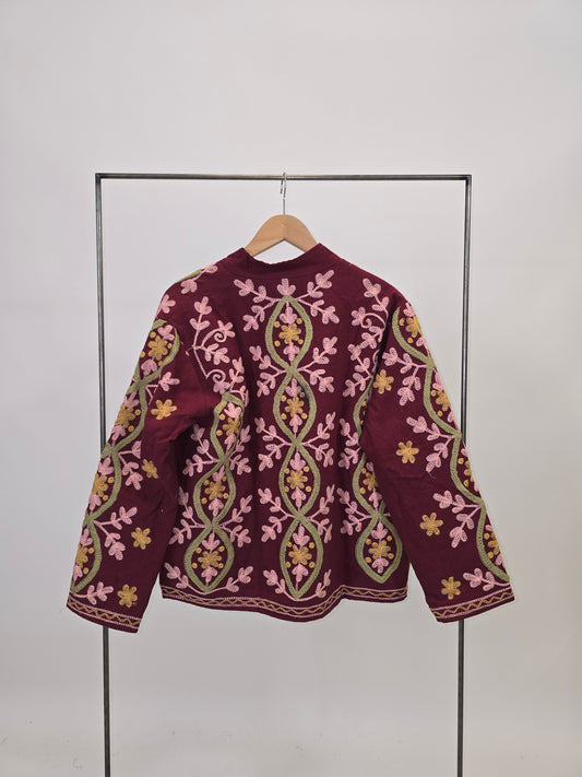 Suzani in cotone ricamato