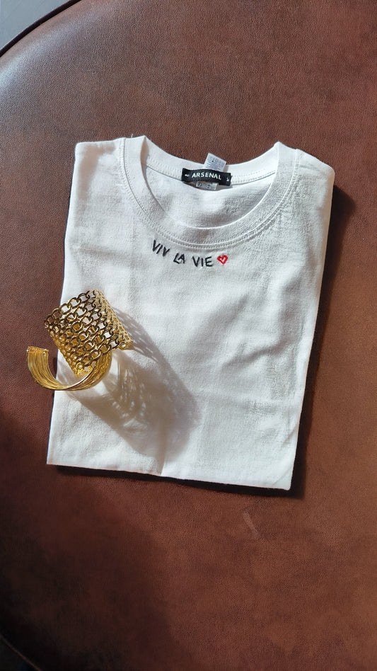 T-shirt  " Viv la Vie "