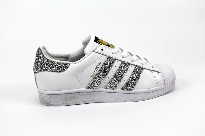 Scarpe adidas superstar con 2025 glitter argento