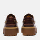 Scarpa da Barca con Plateau Stone Street da Donna in marrone