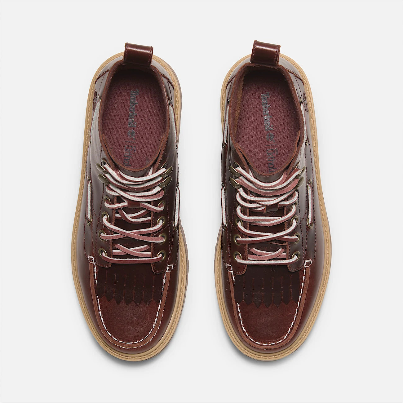 Stivale Sfrangiato con Plateau Stone Street Bordeaux