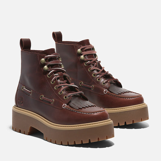 Stivale Sfrangiato con Plateau Stone Street Bordeaux