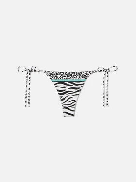 SLIP Bikini Nairobi Marielle con stampa Zebrata