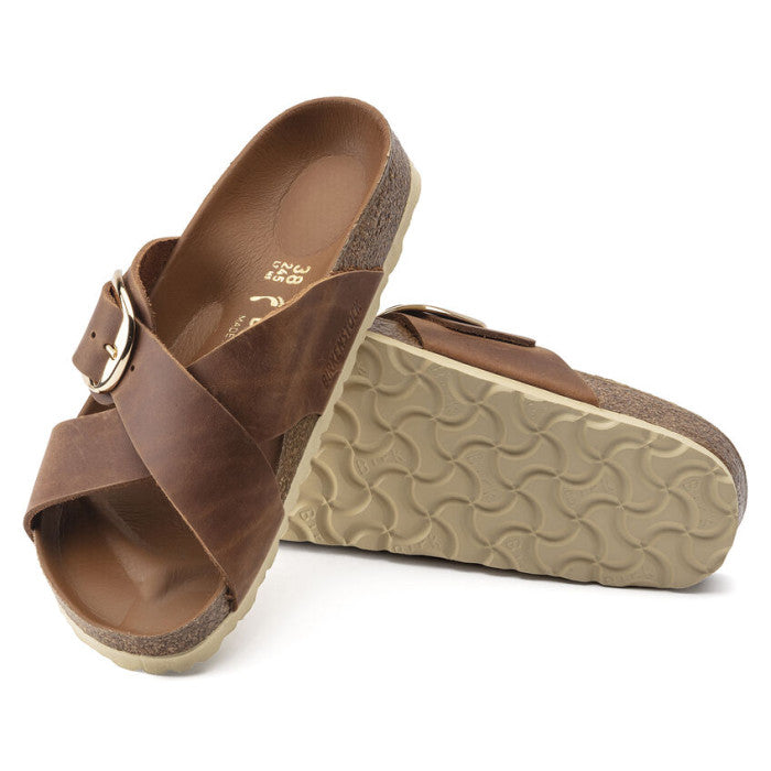 Birkenstock siena pelle cognac