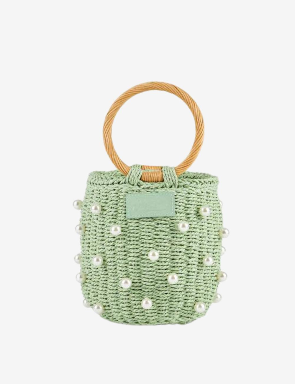 Saint barth borsa secchiello rattan