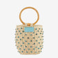 Saint barth borsa secchiello rattan