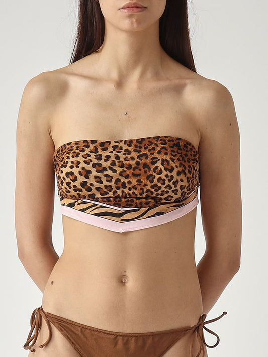 TOP Bikini Nairobi Marielle con stampa leopardata