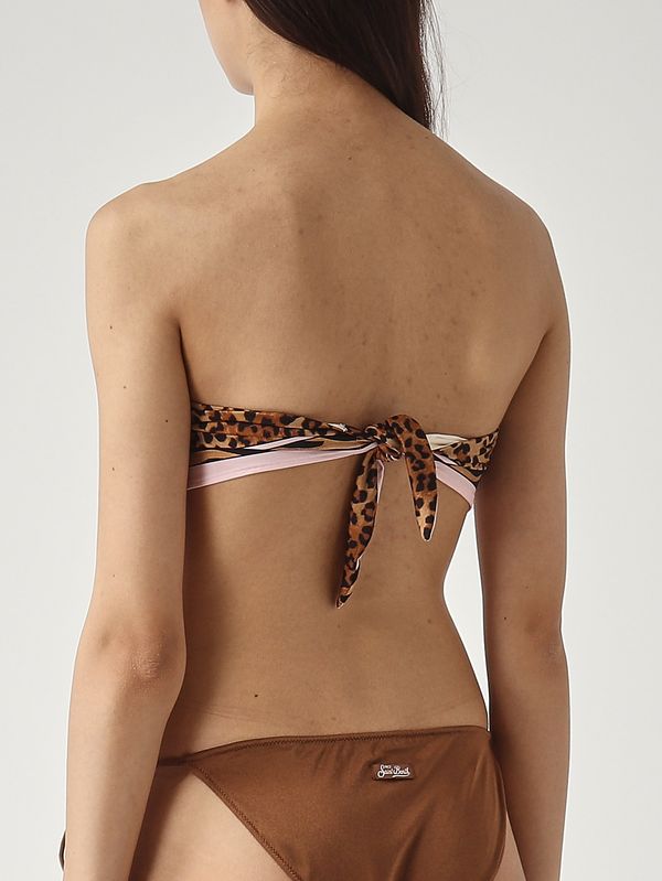 TOP Bikini Nairobi Marielle con stampa leopardata