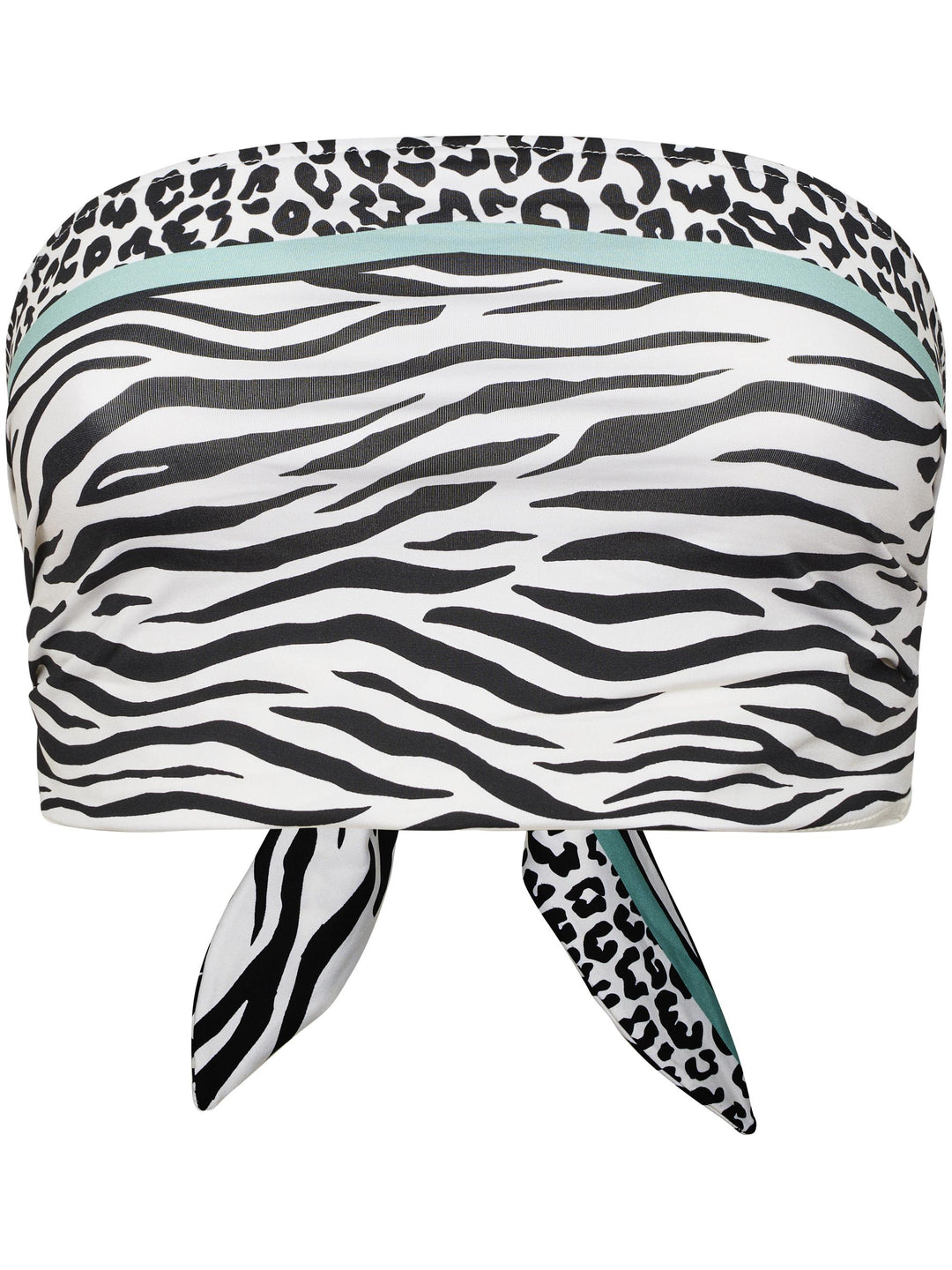 TOP Bikini Nairobi Marielle con stampa Zebrata