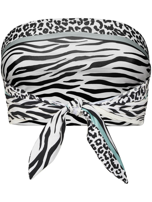 TOP Bikini Nairobi Marielle con stampa Zebrata
