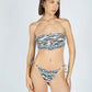SLIP Bikini Nairobi Marielle con stampa Zebrata