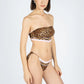 TOP Bikini Nairobi Marielle con stampa leopardata