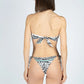 SLIP Bikini Nairobi Marielle con stampa Zebrata