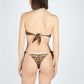TOP Bikini Nairobi Marielle con stampa leopardata