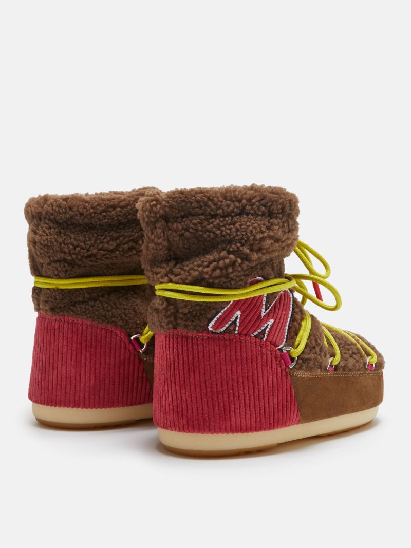 Moon Boot icon light patch shearling