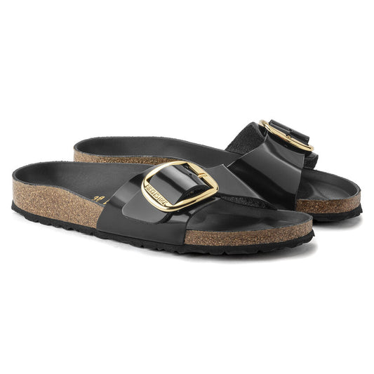 BIRKENSTOCK - MADRID BIG BUKLE SHINE BLACK