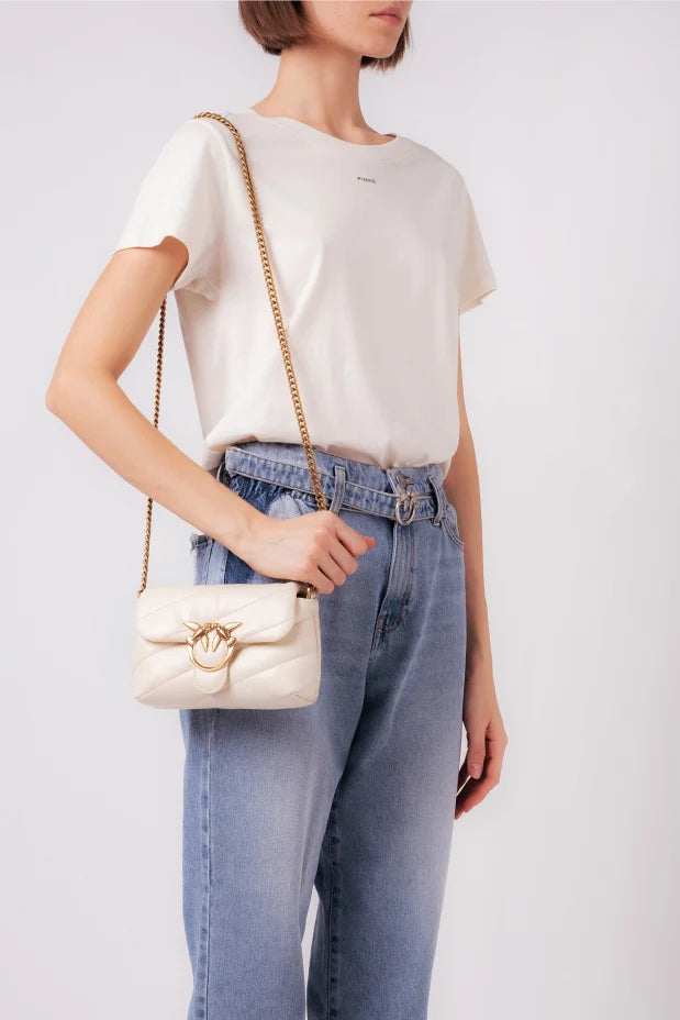 Pinko sales borsa bianca