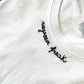 T-SHIRT RICAMATA "RAGAZZA FREAK"